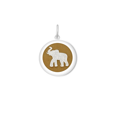 LOLA & Company Jewelry  Elephant Pendant Tan