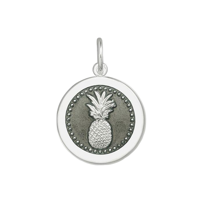 Lola & Company Jewelry Pineapple Pendant Silver in Pewter