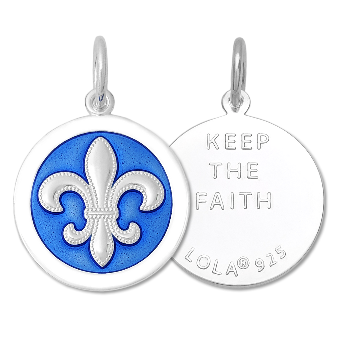 Fleur de lis Pendant – White Cottage