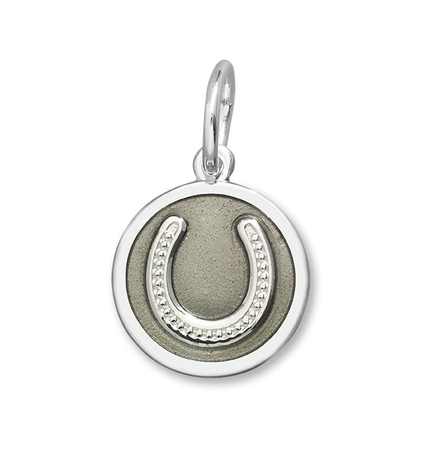 LOLA & Company Jewelry Horseshoe Pendant Silver in Pewter