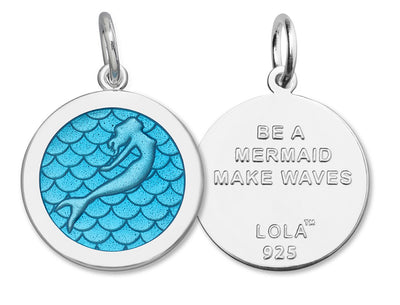 Lola & Company Jewelry Mermaid Pendant Blue Sea