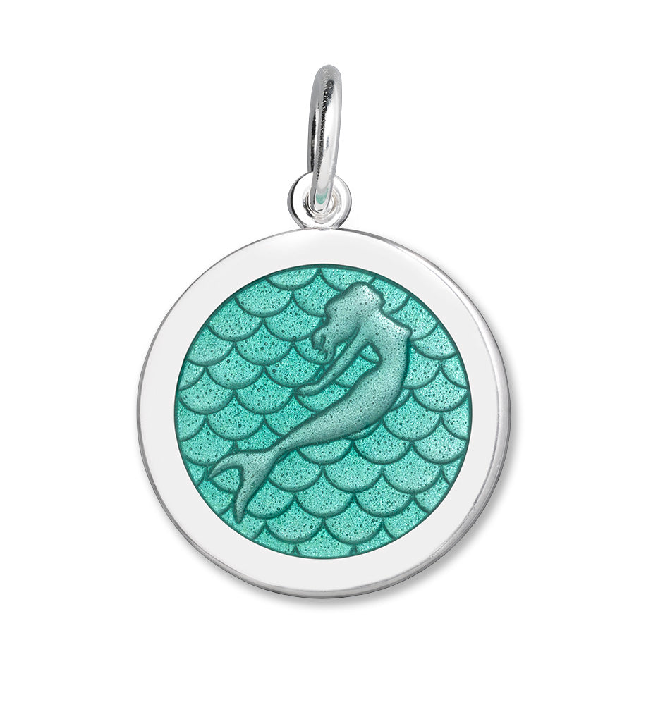 Lola & Company Jewelry Mermaid Pendant Seafoam