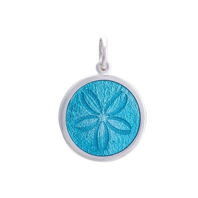 Lola & Company Jewelry Sand Dollar Pendant in Light Blue