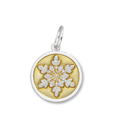 Lola & Company Jewelry Snowflake Pendant Gold