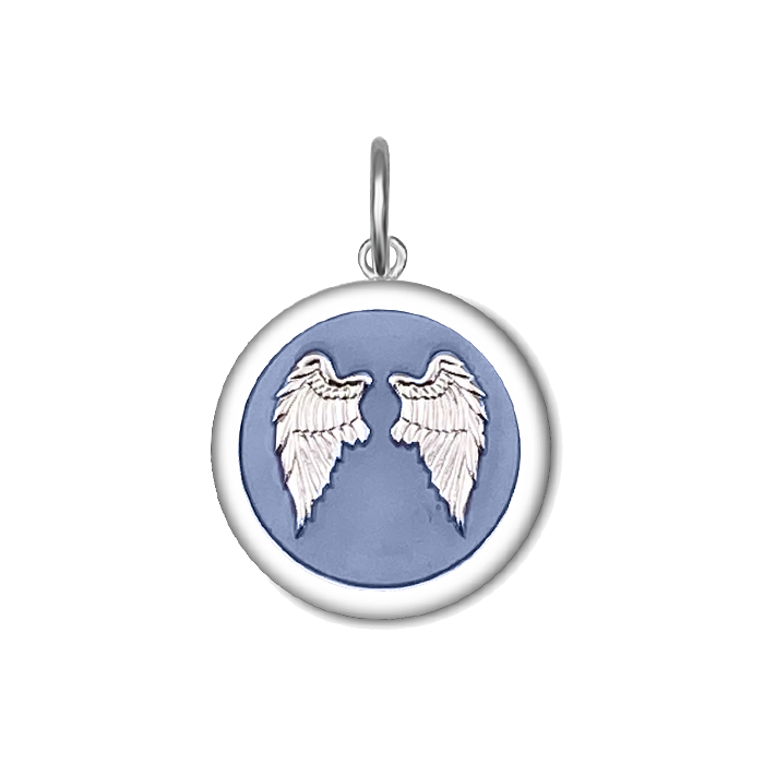 LOLA & Company Jewelry Angel Wings Pendant Lavender
