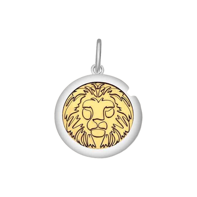 LOLA & Company Jewelry Lion Pendant Gold Center Vermeil