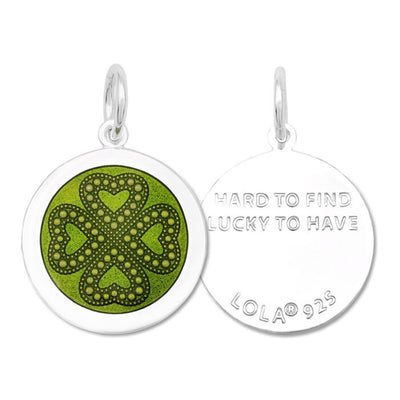 LOLA & Company Jewelry Four Leaf Clover Pendant Green Leaf