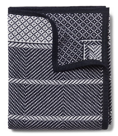 Old Port Herringbone Navy Blanket
