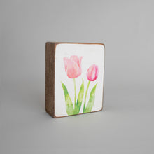 Tulip Decorative Wooden Block