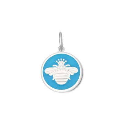 Lola & Company Jewelry Queen Bee Pendant Silver in Turquoise
